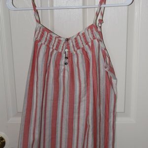 Target Orange and White Striped Tank